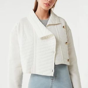 White Quilted Jacket